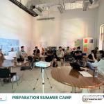 Préparatifs du lancement du camp d'été